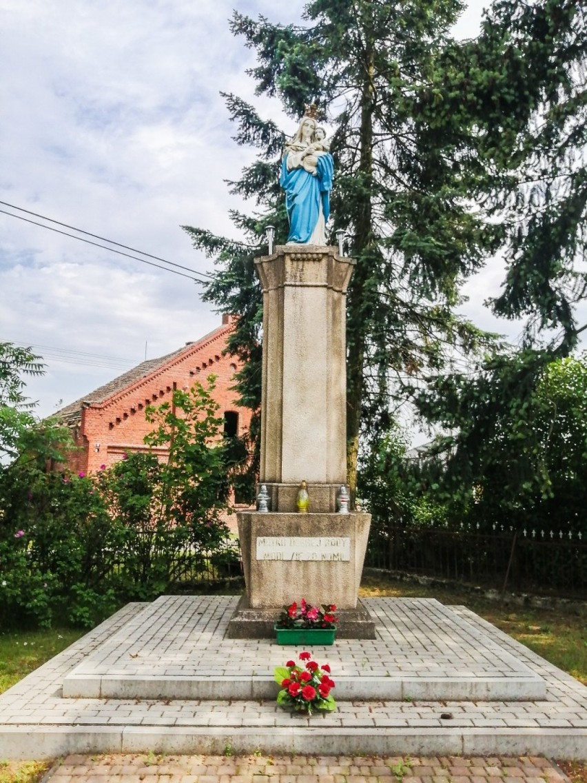 Figura Matki Bożej z Dzieciątkiem w Szczepankowie