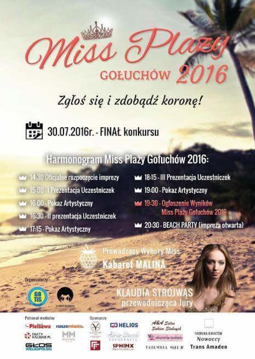 Wybory Miss Plaży Gołuchów 2016