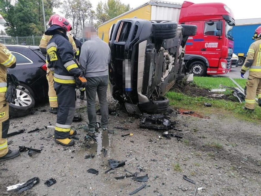 Bardzo groźny wypadek w Pietrzykowicach pod Wrocławiem. Zobacz zdjęcia! 