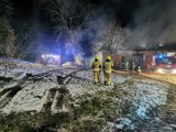 Pożar domu w Łapinie Kartuskim - straty sięgają 600 tys. zł
