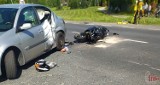 Wypadek motocyklisty w Ustroniu. Na miejscu lądował helikopter LPR