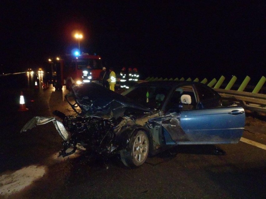 Wypadek na autostradzie A2 [FOTO]