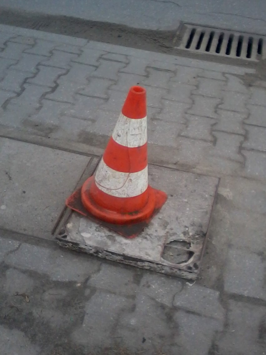Oto, jak w Sycowie łatają dziury w chodniku