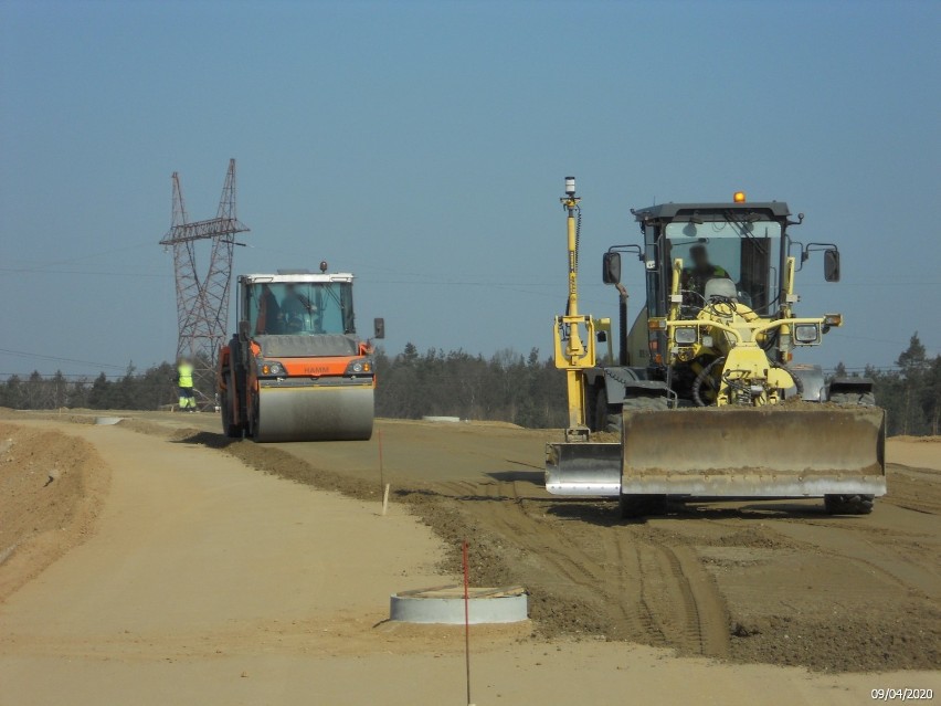 Budowa autostrady A1 Radomsko - Kamieńsk [Kwiecień 2020]