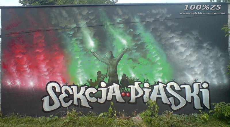 Jedno z graffiti powstałych dzięki akcji "Malujemy Zagłębie...