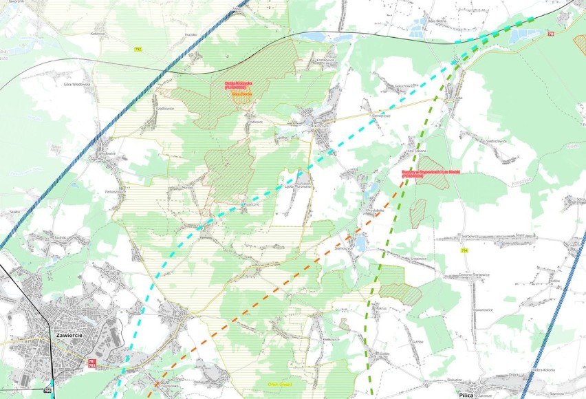 Nowe linie kolejowe do CPK przebiegną przez powiat zawierciański? Będą spotkania informacyjne