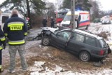 Wypadek w Zalesianach. Cztery osoby zostały ranne [zdjęcia]