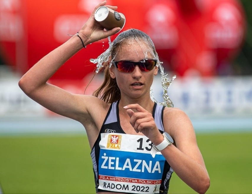 Magdalena Żelazna wygrała rywalizację w chodzie na 10 km.