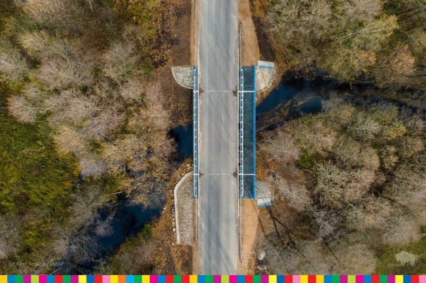 Otwarcie nowej drogi i mostu w gminie Jeleniewo. Turyści łatwiej dojadą do Suwalskiego Parku Krajobrazowego