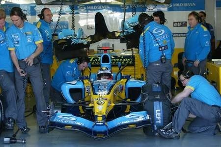 Renault F1 Team. W bolidzie Fernando Alonso.
Fot. Renault