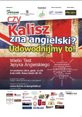 Wielki Test Języka Angielskiego w Kaliszu. Zapisy tylko do soboty