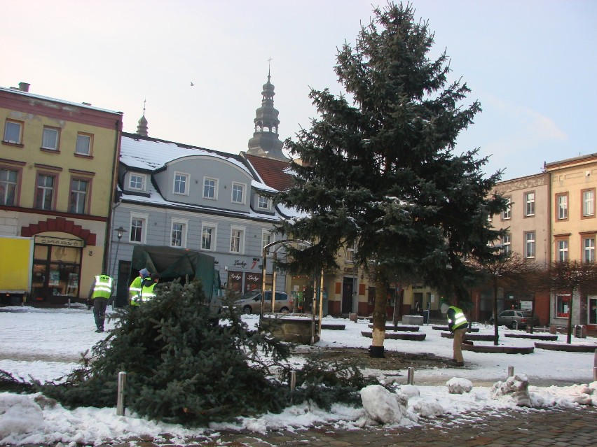 Sprzątanie po świętach w Mysłowicach