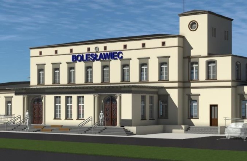 Tak się zmieni dworzec kolejowy w Bolesławcu [WIZUALIZACJA]