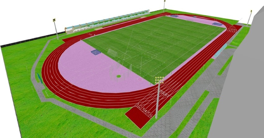 Stadion lekkoatletyczny w Bełchatowie