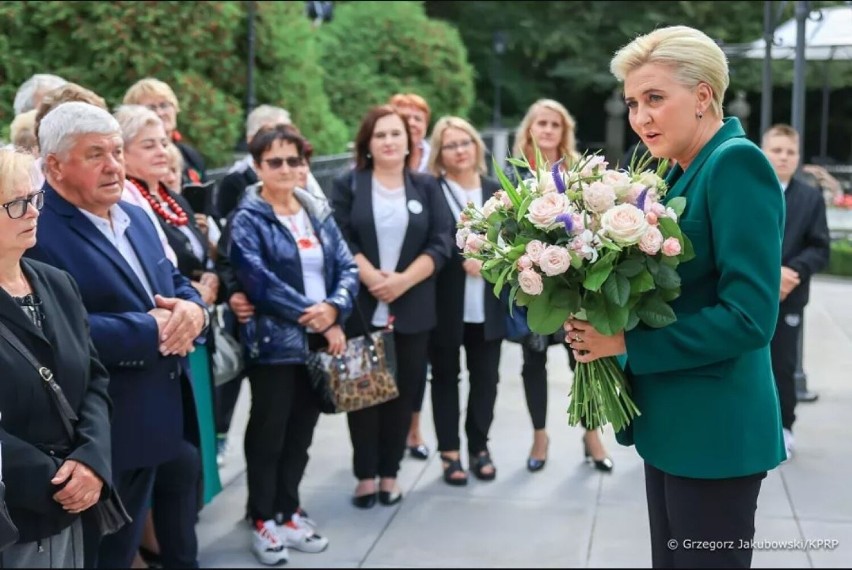 Pierwsza Dama ugościła delegację z Wojnicza w Belwederze