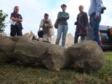 W Opolu wykopano zabytkową rzeźbę [wideo, zdjęcia] 