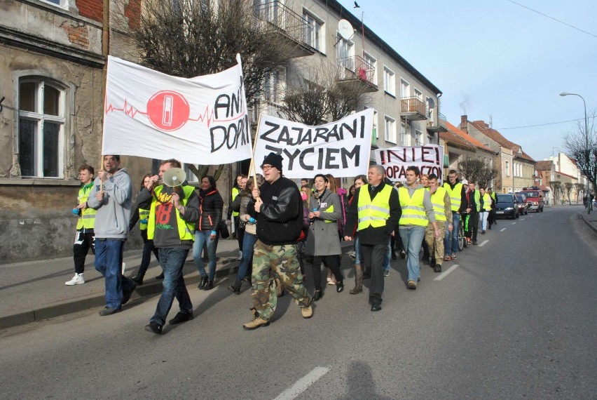 Zajarani Życiem PMI - przeszli ulicami Międzychodu 7 marca...