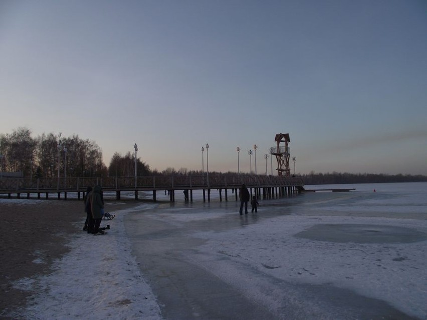 Dąbrowa Górnicza: Pogoria skuta lodem [ZDJĘCIA]