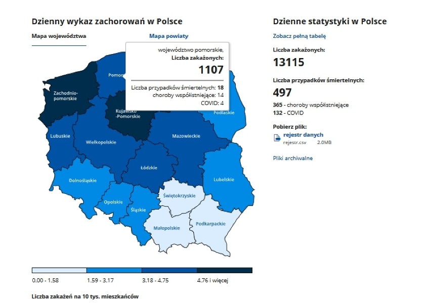 Sytuacja koronawirusowa - 24 grudnia 2020