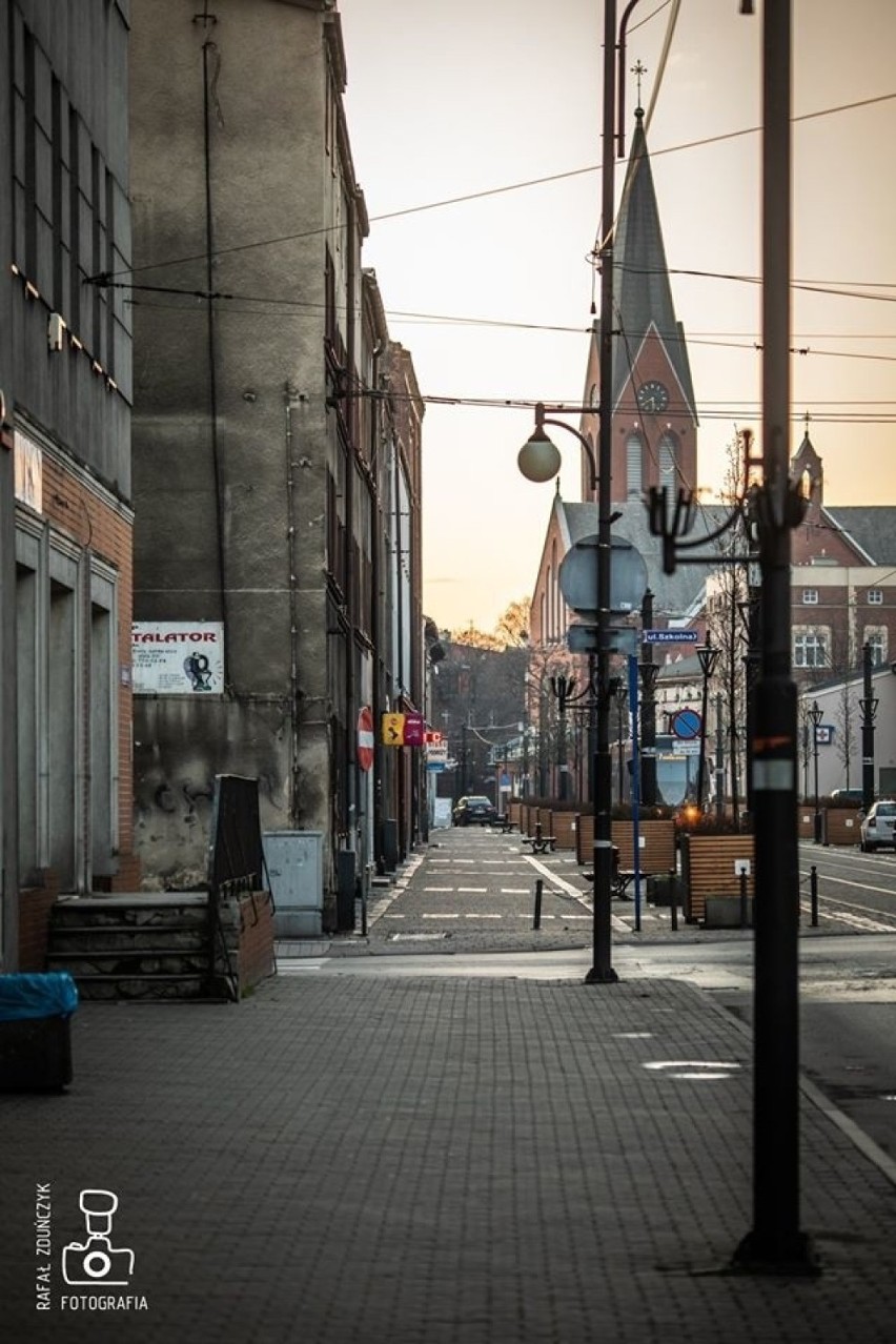 Świętochłowice w czasie epidemii koronawirusa. Puste ulice...