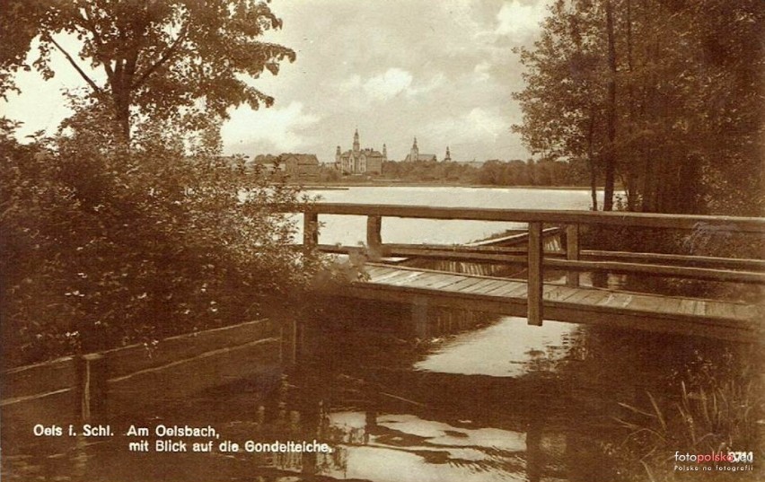 Stawy miejskie za czasów Oels. Park zmienił się nie do poznania? 