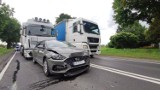 Wypadek na DK12 w Poniatowie: Zderzenie 4 aut, sprawca - kierowca ciężarówki - po użyciu alkoholu ZDJĘCIA