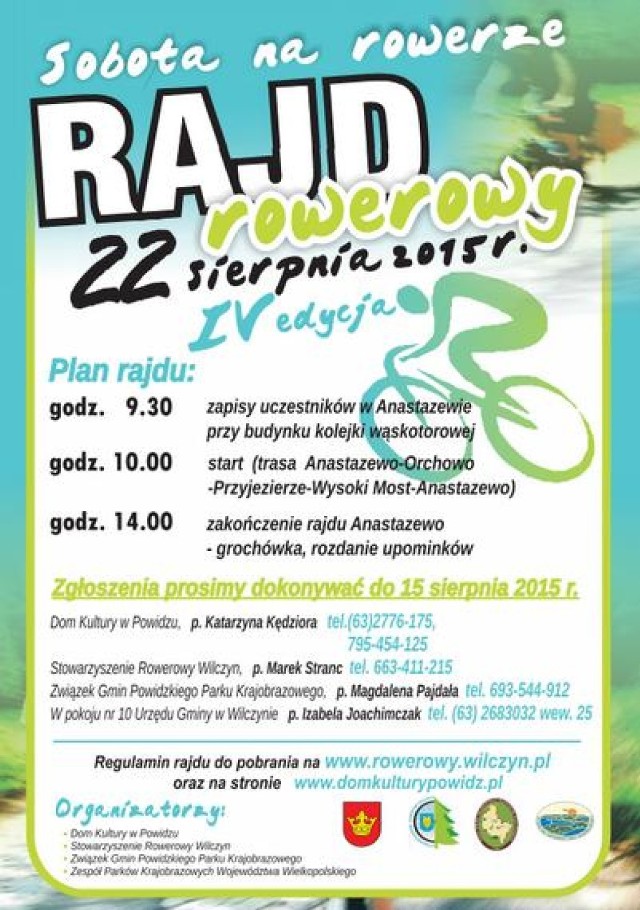 Rajd Rowerowy "Sobota na rowerze"