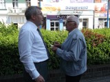 Ryszard Czarnecki w Pile: spotkanie na deptaku