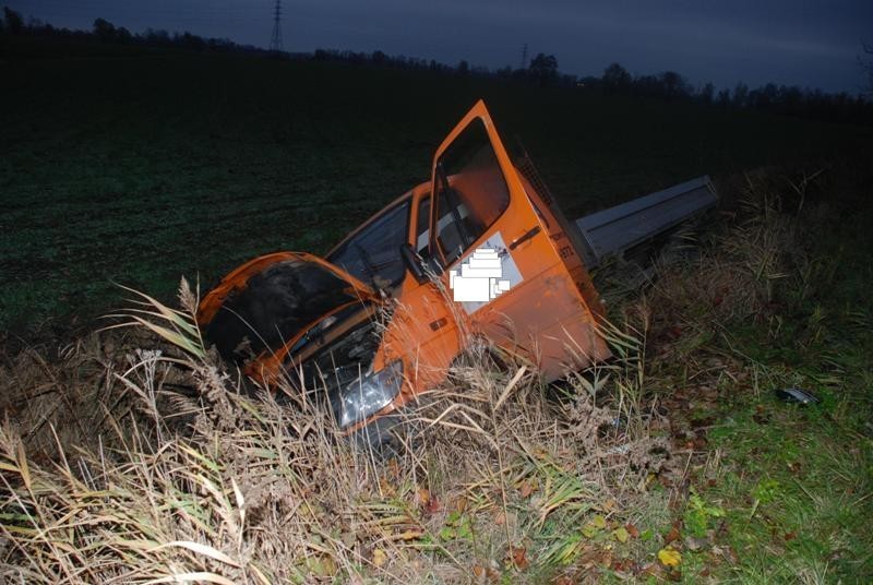 Wiślina. Wypadek z udziałem dwóch samochodów. Jedna osoba ranna