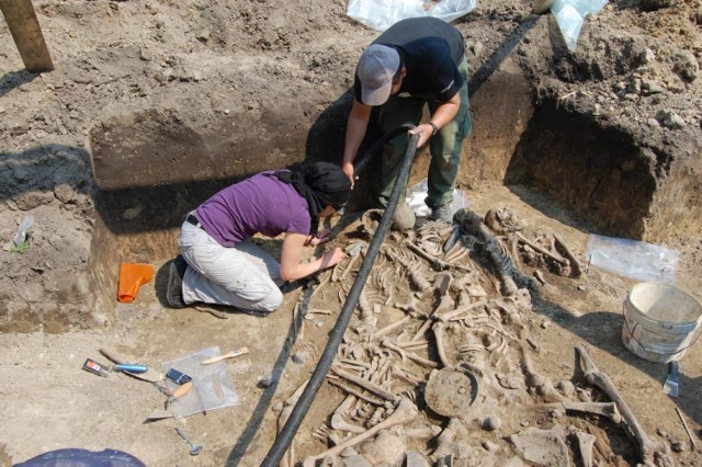 Badania archeologiczne w Żorach (fot. archiwalne/UM Żory)