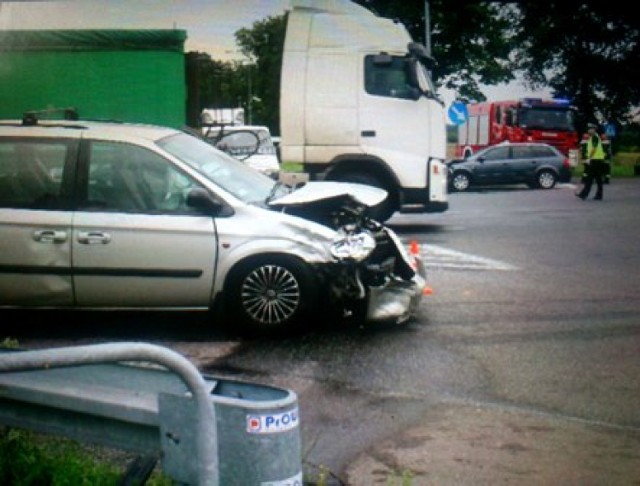 Wypadek drogowy w Moszczance