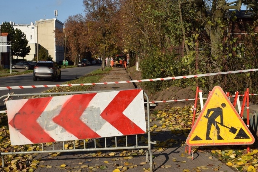 2 listopada rozpoczął się remont chodników znajdujących się...