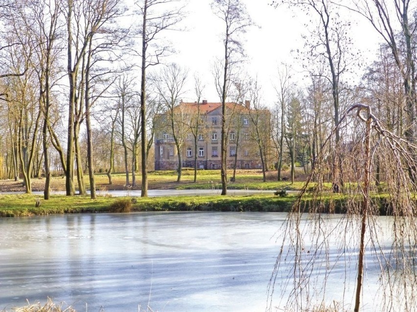 Pałac, oranżeria i park w Sucharach