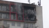 Pożar w Kaliszu. Płonął wieżowiec na ulicy Dobrzeckiej [FOTO, WIDEO]