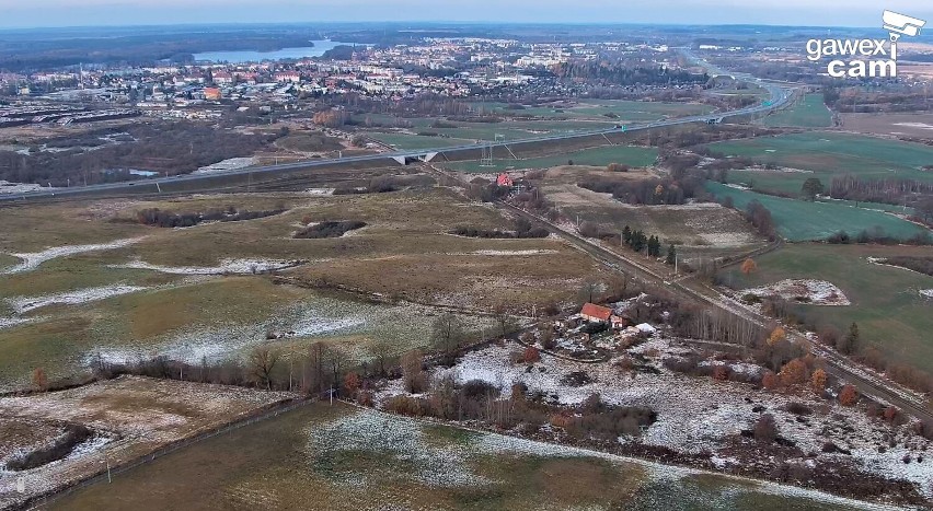 Panorama Szczecinka ze 137 metrów