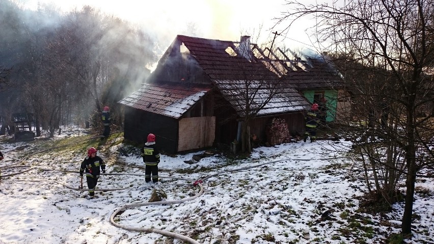 Strażacy uratowali dom w Płazie pod Chrzanowem