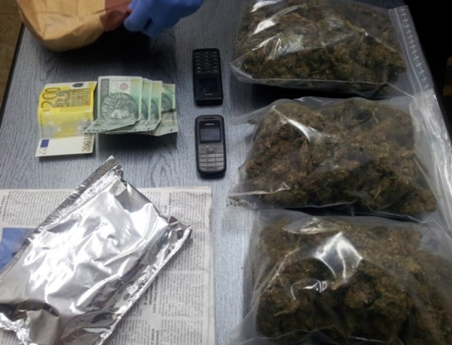 Policjanci zabezpieczyli 1,5 kilograma narkotyków