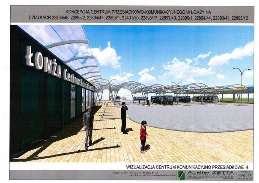 Tak ma wyglądać nowy dworzec w Łomży.