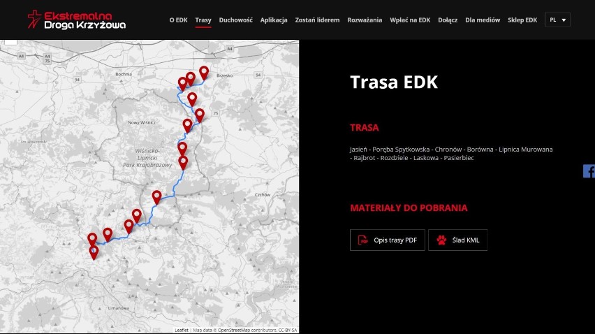 Jasień, 26.03.2021, 20:30 – trasa "Biała - Matki Bożej...