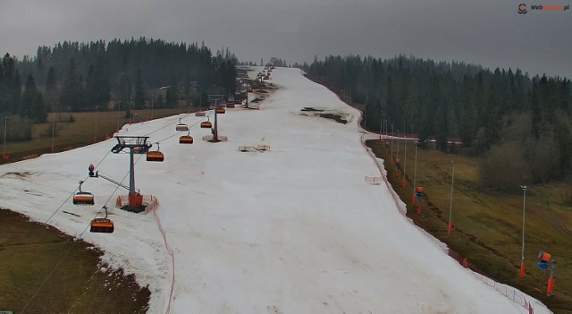 Kotelnica w Białce jeszcze się trzyma. Tak wygląda jedna z głównych tras w środę, 6 marca