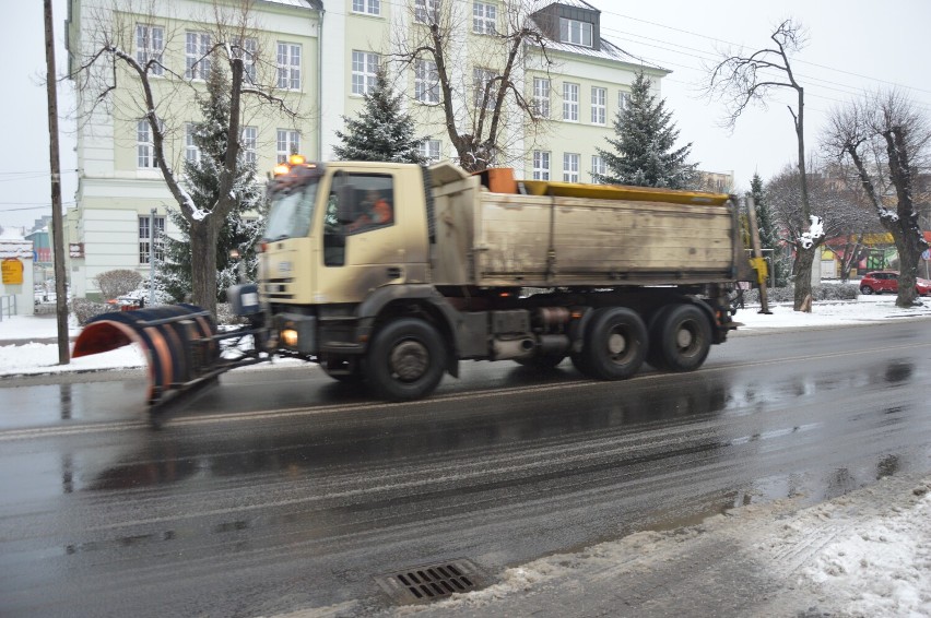 Zduńska Wola odśnieżona w centrum. U Was jak było?