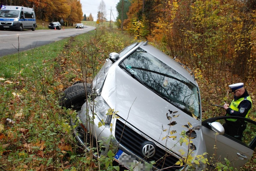 Bytów. Dwa wypadki na naszych drogach. Policjanci apelują: Noga z gazu! (FOTO)