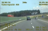 Na autostradzie A1 jak na torze wyścigowym. Kierowca jechał z prędkością ponad 200 km/h [wideo - 18.07.2019 r.]