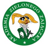 Zielony zajączek pomaga dzieciom