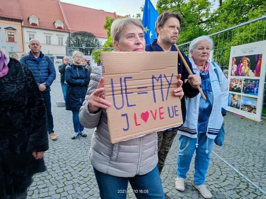 Manifestacje prounijne w Kluczborku