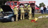 Symulacja wypadku na torach i akcji ratunkowej. Bezpieczny przejazd ponownie w Koszewnicy na Mazowszu