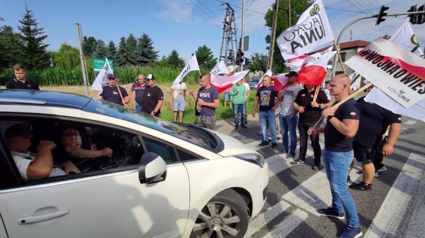Pierwszy protest Agrounii w Srocku, 20 lipca 2021