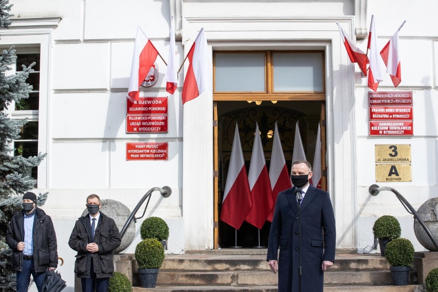 Podczas uroczystości obchodów 40-rocznicy bydgoskiego Marca...