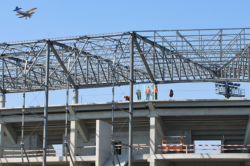 Co nowego na budowie stadionu Górnika Zabrze? [Zdjęcia]