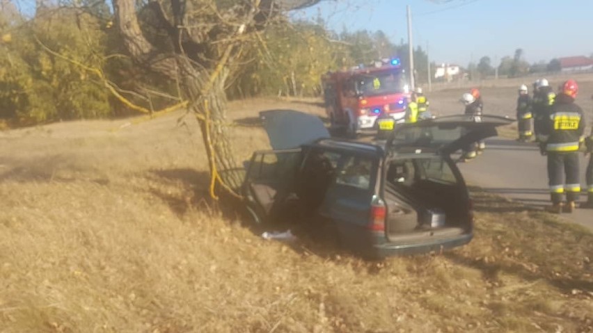 Do groźnie wyglądającego wypadku doszło w Januszkowie...